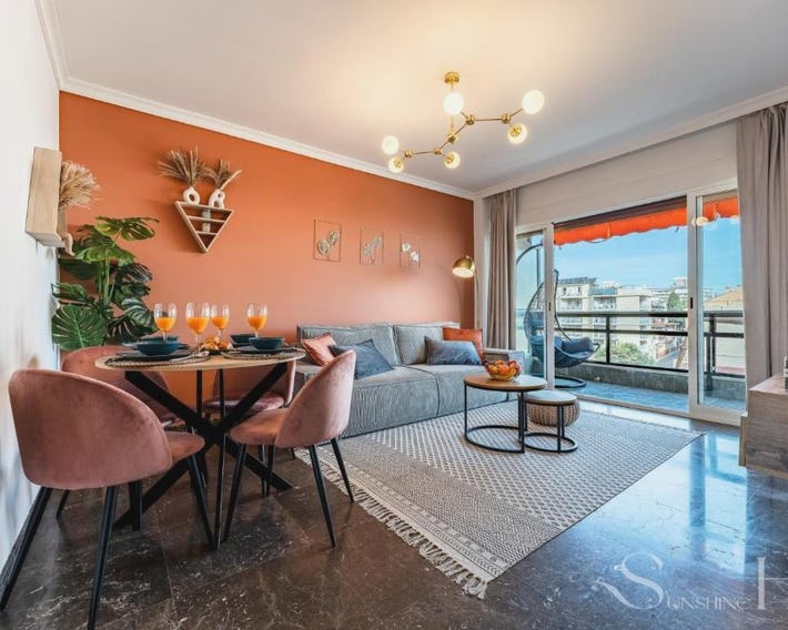 First line , Cosy and Comfortable + Swimming pool