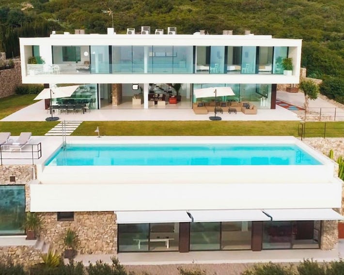 Villa Alkaram de lujo con vistas panorámicas al mar