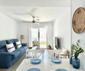 Casa a 500m Playa Atlanterra, Piscina y Parking, 6pax