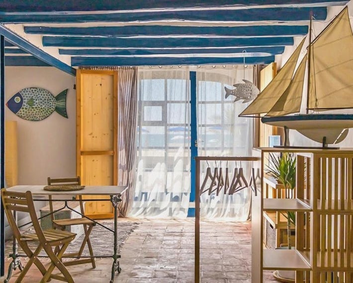 La casa de las barcas Suite a pie de playa