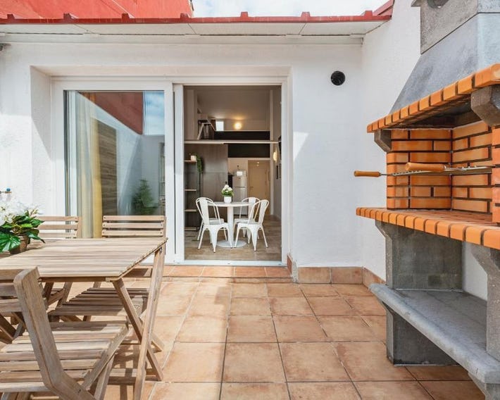 Atico duplex con Barbacoa y Terraza en Barri Port Maritim