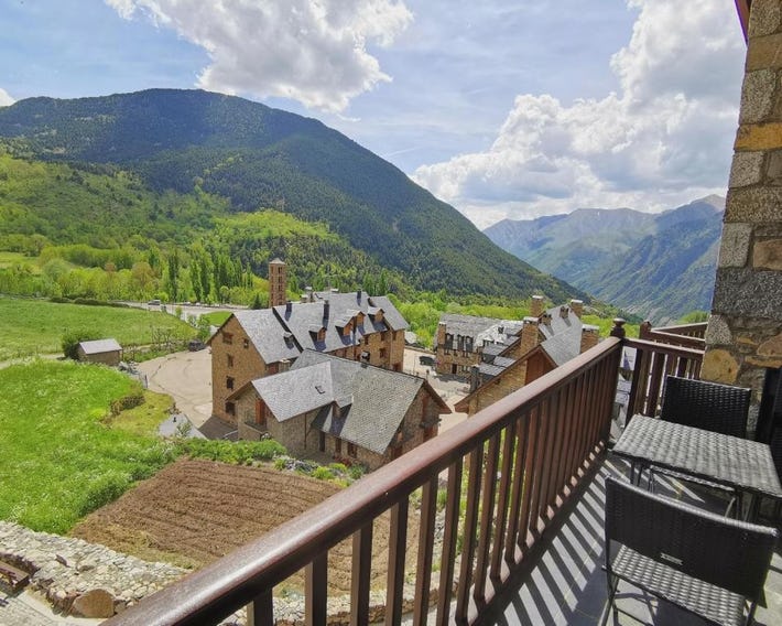 Dúplex con terraza y vistas panorámicas en Taüll