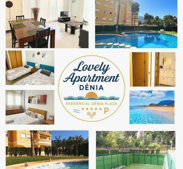 LOVELY APARTMENT DENIA, piscina, jacuzzi, pádel, parking
