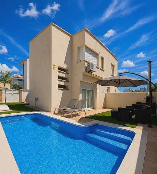 Villa Belén playa , piscina privada