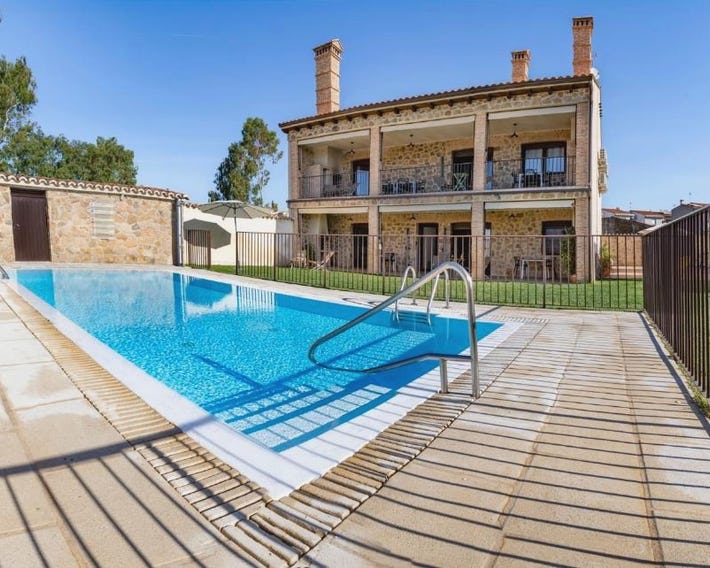 Apartamentos rurales Posada de Monfragüe con jacuzzi