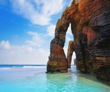 Apartamento Playa Catedrales Con Terraza