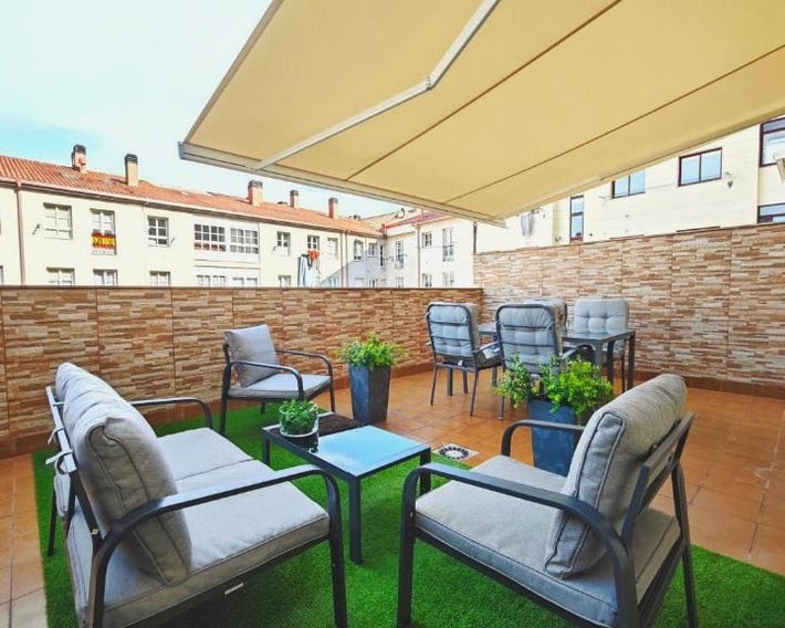 Piso céntrico Santiago de Compostela con terraza