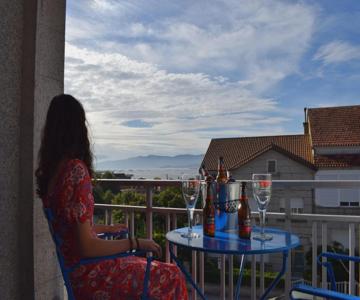 Apartamento Corcubica mirando al mar