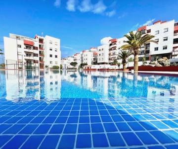 Apartamento Urb. Palmeras del Sur con piscina