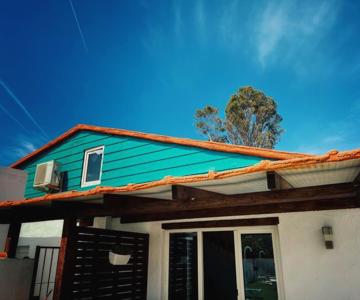 La pinza azul