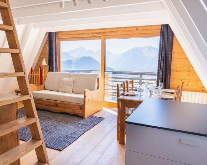 Chalet cosy à l'Alpe d'Huez pour 8 pers avec wifi