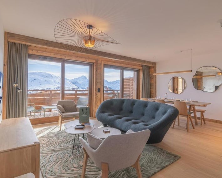 Appartement élégant, 6 pers, aux pieds des pistes à Huez