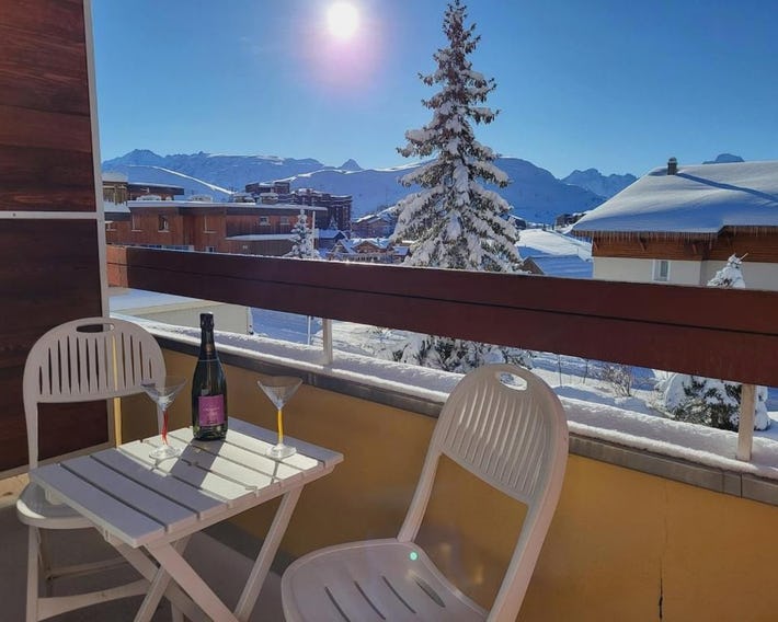 Appartement 44 m2 4 pers à l'Alpe d'Huez, skis aux pieds