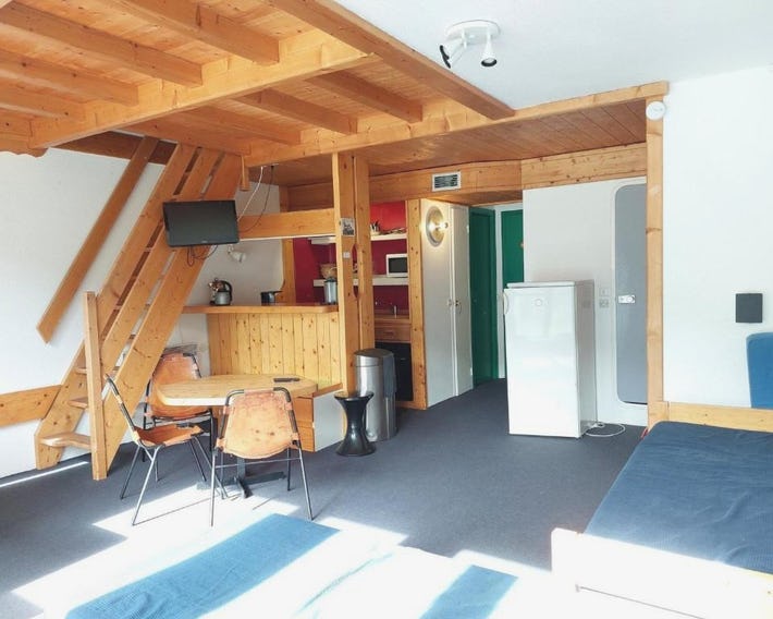 Appartement duplex, animaux OK - 6 pers., vue sur pistes - FR-1-411-603
