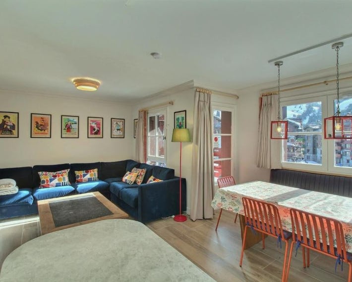 Arc 1950, Appartement 4 chambres, 8 pers, Vue Montagne, Sauna, Hammam, Jacuzzi, salle de fitness, Pi