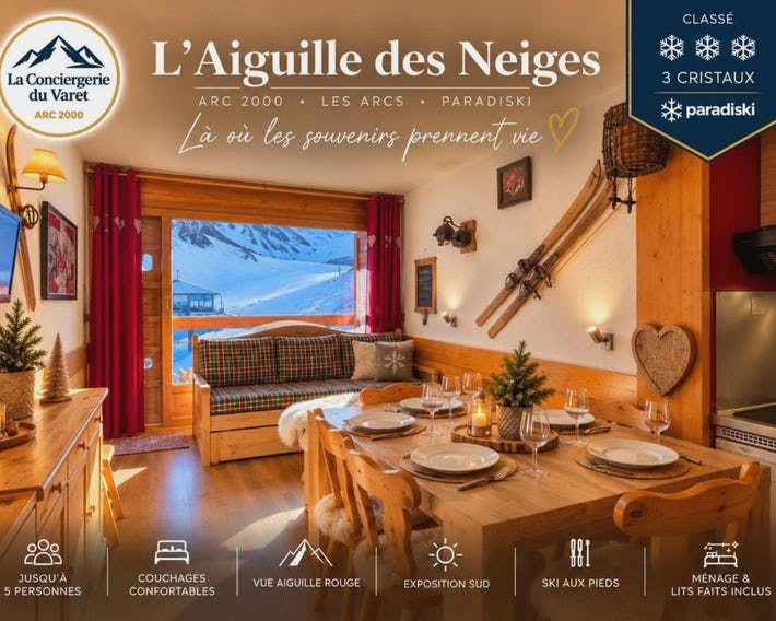 Aiguille des Neiges - Ménage et lits faits inclus - Ski IN-OUT - Arc 2000 - Place Olympique - Concie