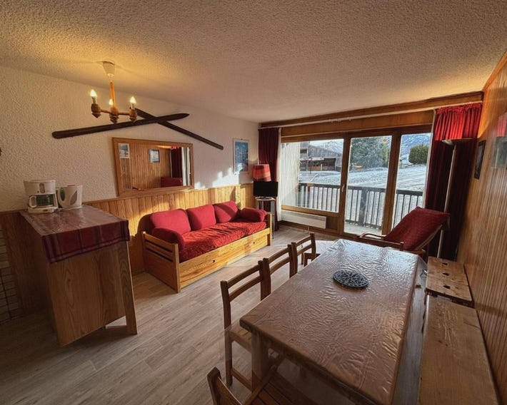 Duplex spacieux 8 pers avec parking au pied des pistes à Auris en Oisans - FR-1-297-82