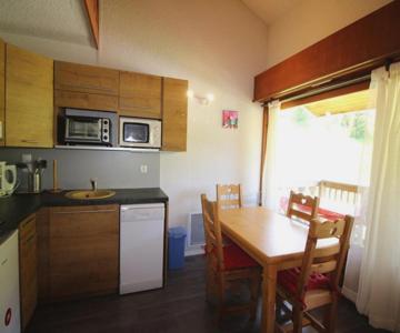 Studio mezzanine cabine 4 pers au pied des pistes, Auris en Oisans - FR-1-297-298