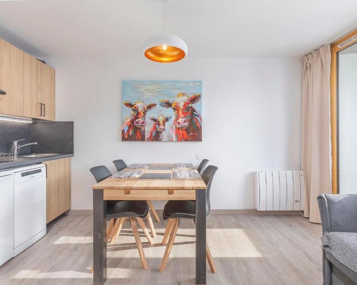 Studio cabine rénové pour 4 personnes, sud à Avoriaz