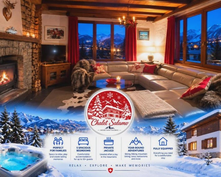 Entire Chalet Salamo 11 plus 1 Les Arcs Paradiski Jacuzzi