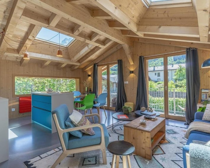 Le Chalet d'Alice Vue MontBlanc