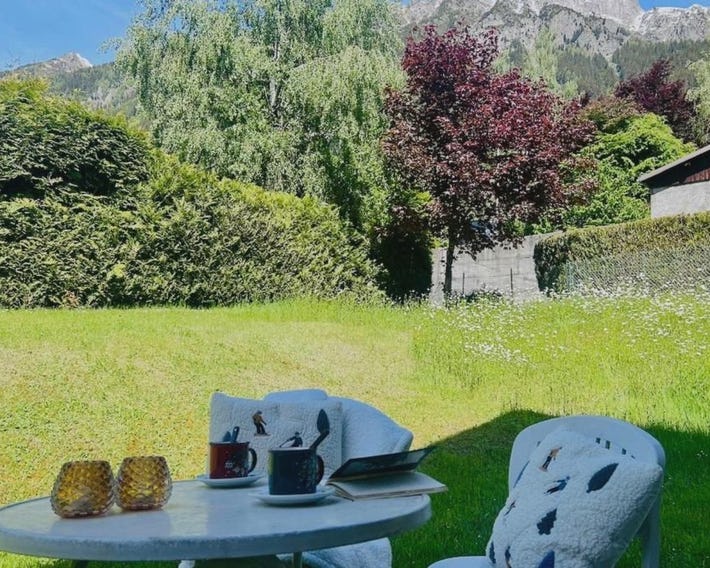 Cozy with garden parking and Mont-Blanc view