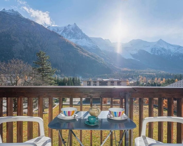 Nice Studio With Balcony In Chamonix