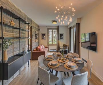 White Pearl A05 Modern Apartment Chamonix Alpes Travel Sleeps 4 To 6