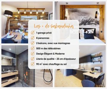 Elégant et Moderne avec Vue Montagne au Coeur de Paradiski - Garage - 8pers - 90m2 - Sabaudinha