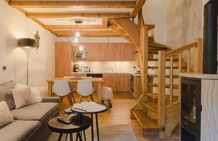 Appart 6 pers 3 étoiles centre proximité remontées mécanique Courchevel Le Praz - Los Robles