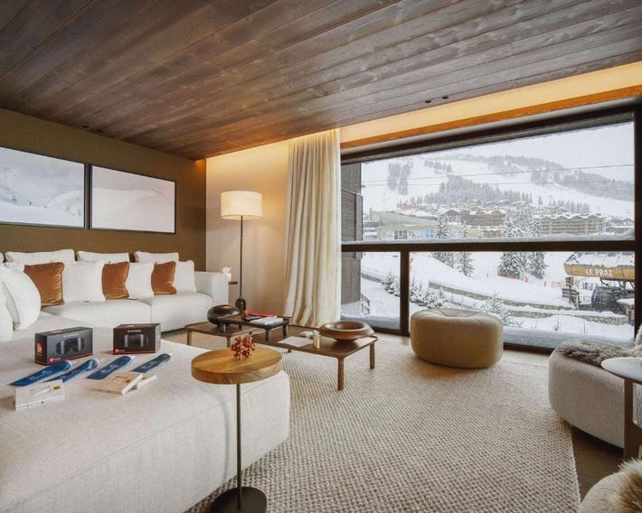 Appartement luxe à Courchevel avec spa & navette