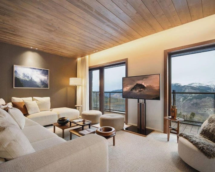 Appartement de luxe à Courchevel 1850, accès ski et bien-être inclus