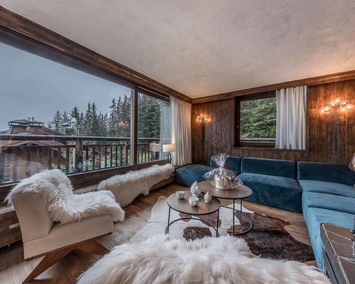 Appartement cosy 81m² Courchevel 1850 - 6 pers - Proche pistes, parking, wifi - FR-1-631-172
