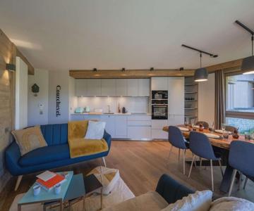 Appartement 8 pers, centre Courchevel, accès pistes, SPA, idéal familles - FR-1-631-203