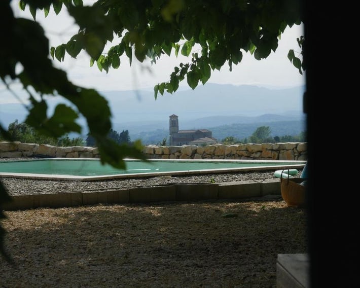 Les agaves piscine panoramique vue exceptionnelle