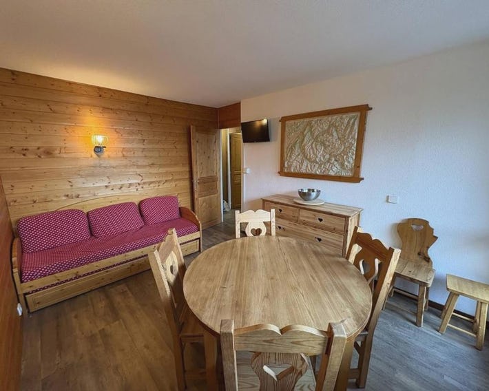 Appartement 3 pièces au pied des pistes, balcon, 7 personnes - FR-1-351-61