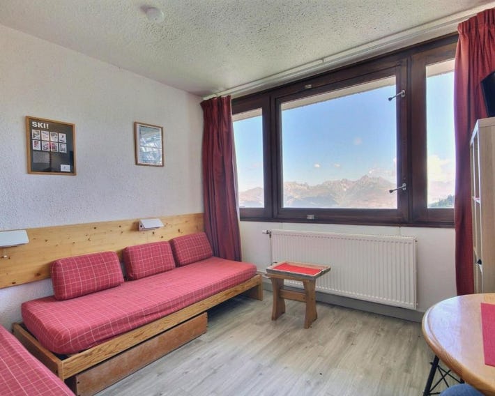 Studio pour 2 au pied des pistes à La Plagne - FR-1-455-171