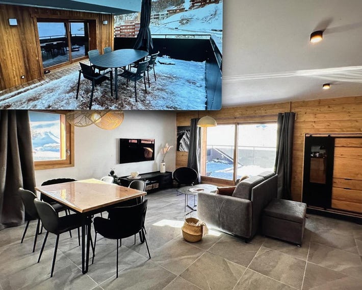 Magnifique appartement de standing avec terrasse à Plagne Centre