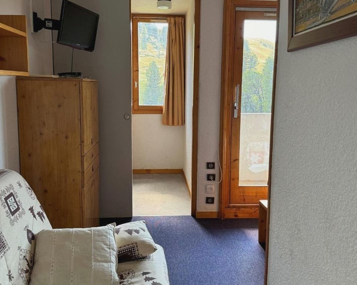 Studio fonctionnel avec balcon - Accès direct aux pistes - Animaux admis
