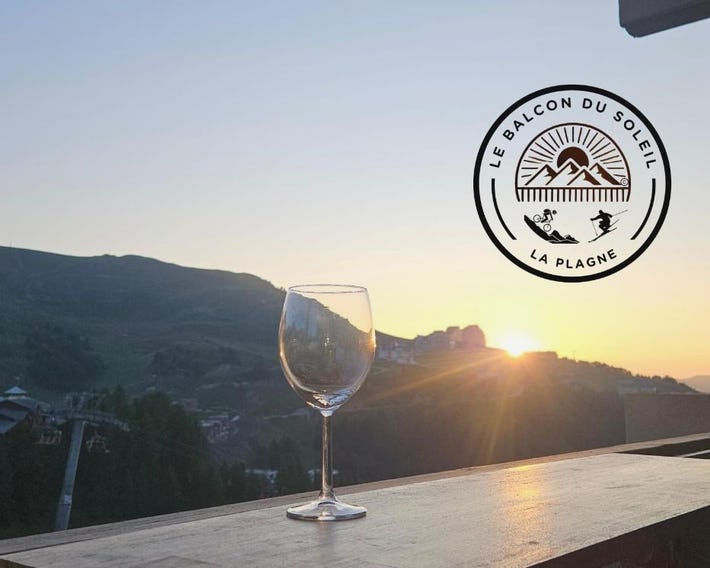 Le balcon du soleil, Pied de pistes 2100m 5 pers Plagne Soleil paradiski classé 2 étoiles meublé et 