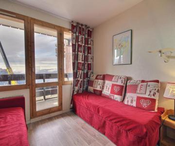 Studio cabine 4 pers au pied des pistes avec balcon - FR-1-455-262