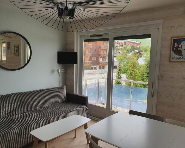 Studio rénové, vue montagne - 4 pers.