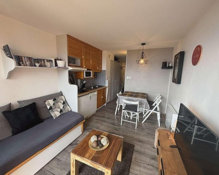 Appartement cosy pour 4 pers. avec balcon, parking et accès facile aux pistes - Alpe d'Huez - FR-1-4