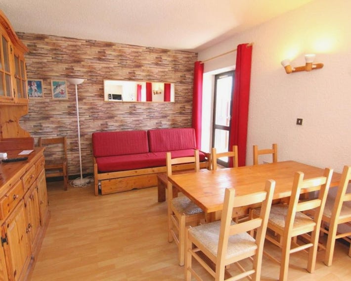 Appartement cosy 2P, 6 pers, skis aux pieds, balcon sud-ouest, coeur de station L'Alpe d'Huez - FR-1
