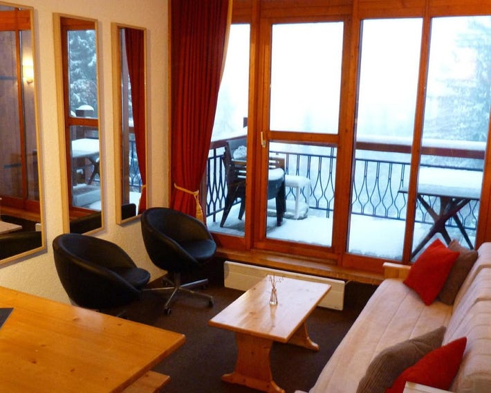 Duplex 3 pièces pour 6 pers., vue vallée, proche pistes, animaux admis à Arc 1800 - FR-1-411-228
