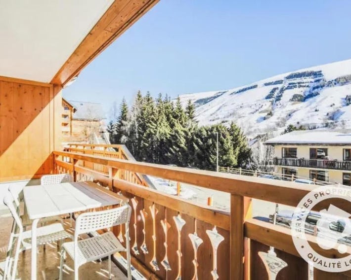 Appartement chaleureux aux Deux Alpes - 68 m² - Vue montagne