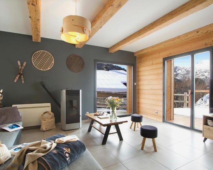 Chalet spacieux vue montagne - 10 pers. - FR-1-905-1