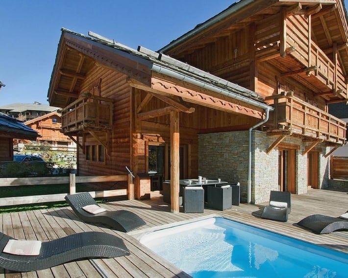 Chalet In Les Deux Alpes With Private Pool