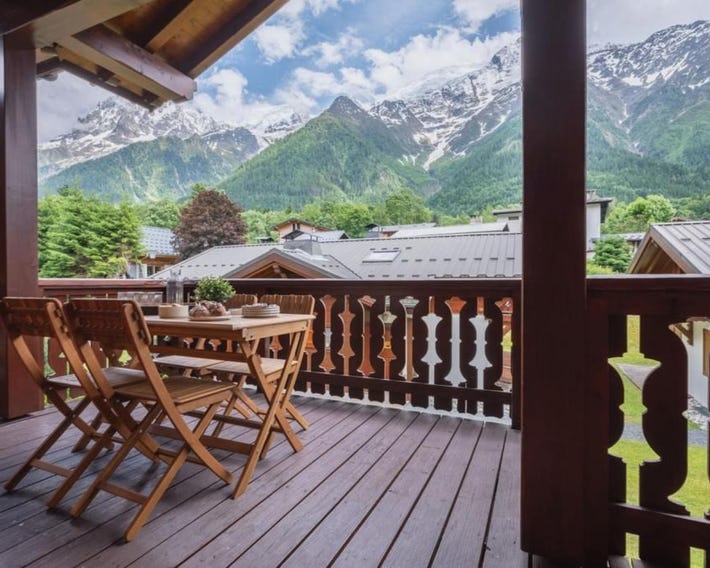 Spacious duplex with terrace in Les Houches