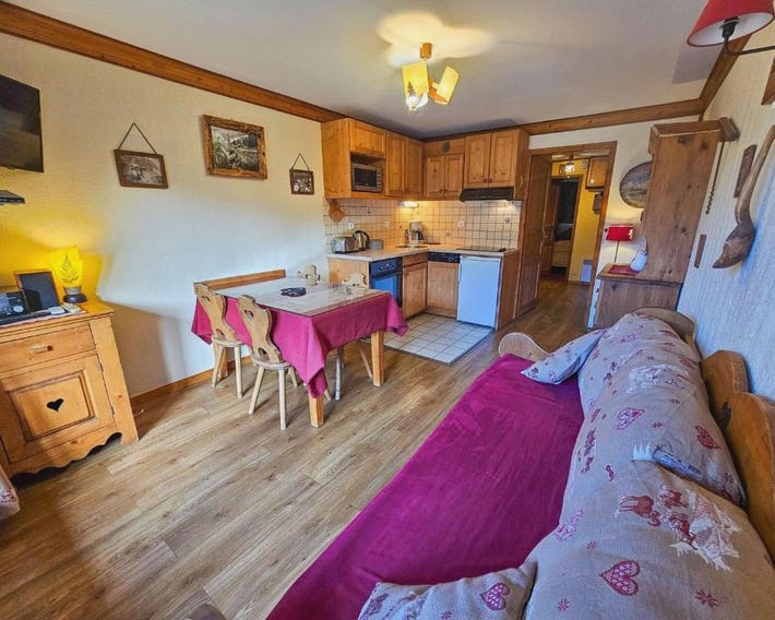 Appartement confort pour 4 pers, proche des pistes, cuisine équipée - FR-1-452-245